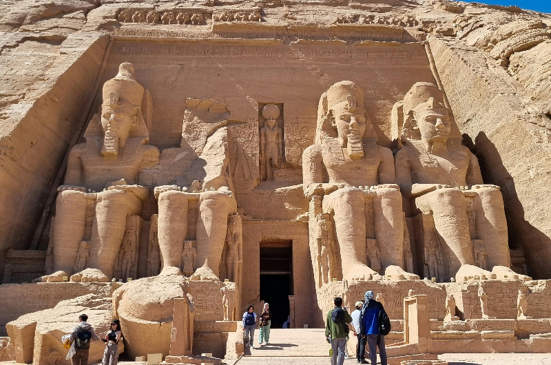 Majestic Abu Simbel Temples in Egypt